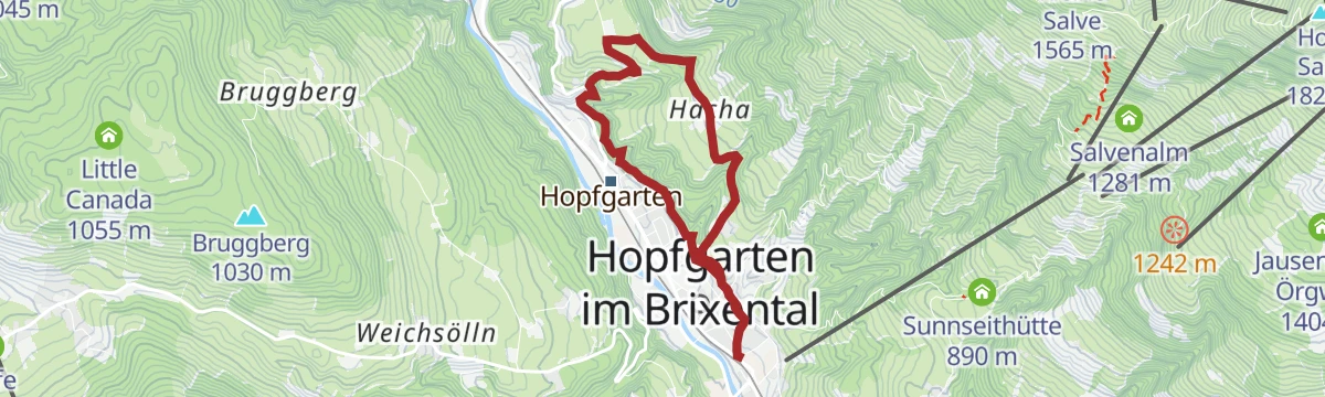 Route map: Badlwieden-Hachaweg